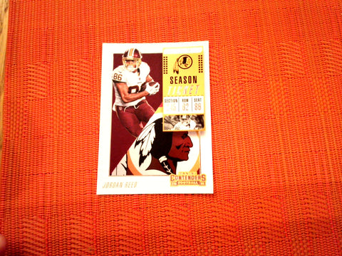 2018 Contenders NFL 3 Jordan Reed - Washington Redskins (Base)