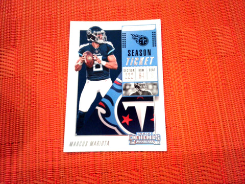 2018 Contenders NFL 4 Marcus Mariota - Tennessee Titans (Base)