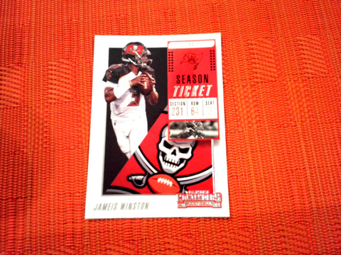 2018 Contenders NFL 7 Jameis Winston - Tampa Bay Buccaneers (Base)