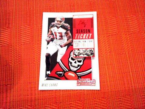 2018 Contenders NFL 8 Mike Evans - Tampa Bay Buccaneers (Base)