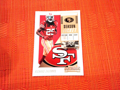 2018 Contenders NFL 14 Richard Sherman - San Francisco 49ers (Base)