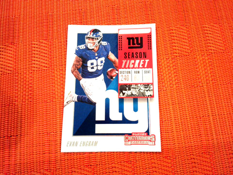 2018 Contenders NFL 32 Evan Engram - New York Giants (Base)