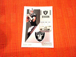 2018 Contenders NFL 23 Derek Carr - Oakland Raiders (Base)