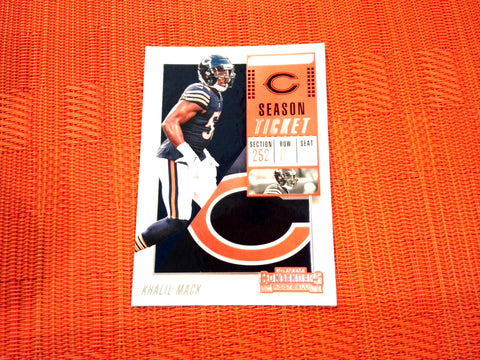 2018 Contenders NFL 24 Khalil Mack - Chicago Bears (Base)
