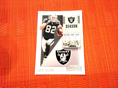 2018 Contenders NFL 26 Jordy Nelson - Oakland Raiders (Base)