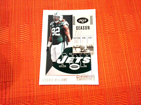2018 Contenders NFL 28 Leonard Williams - New York Jets (Base)