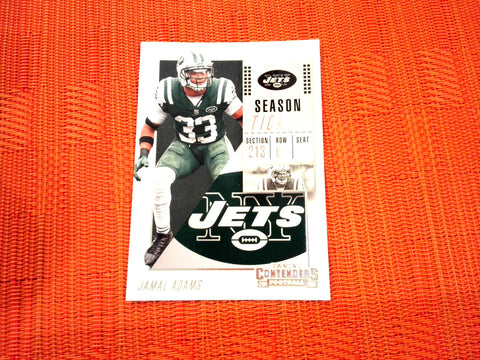 2018 Contenders NFL 29 Jamal Adams - New York Jets (Base)