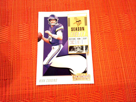 2018 Contenders NFL 39 Kirk Cousins - Minnesota Vikings (Base)