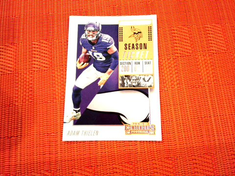 2018 Contenders NFL 40 Adam Thielen - Minnesota Vikings (Base)