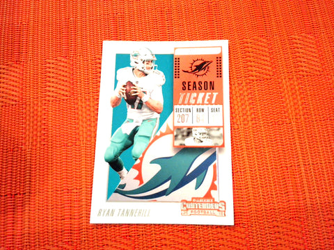 2018 Contenders NFL 42 Ryan Tannehill - Miami Dolphins (Base)