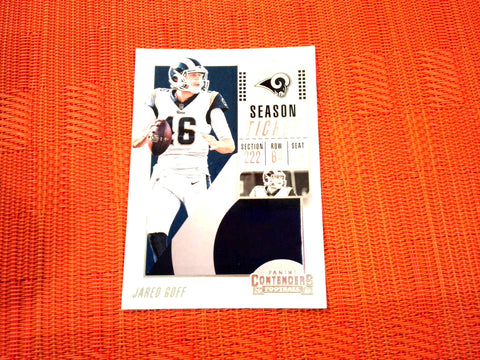2018 Contenders NFL 45 Jared Goff - Los Angeles Rams (Base)