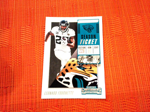 2018 Contenders NFL 56 Leonard Fournette - Jacksonville Jaguars (Base)