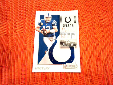 2018 Contenders NFL 58 Andrew Luck - Indianapolis Colts (Base)