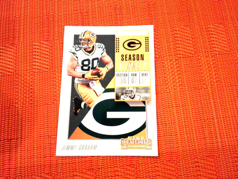 2018 Contenders NFL 65 Jimmy Graham - Green Bay Packers (Base)