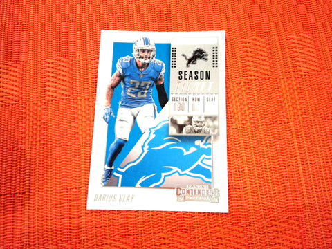 2018 Contenders NFL 68 Darius Slay - Detroit Lions (Base)