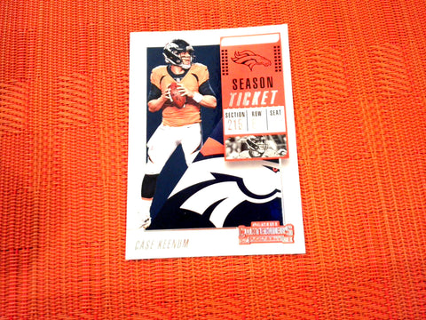 2018 Contenders NFL 69 Case Keenum - Denver Broncos (Base)