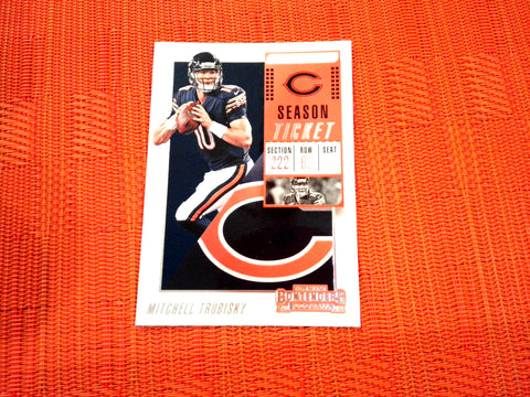 2018 Contenders NFL 81 Mitchell Trubisky - Chicago Bears (Base)
