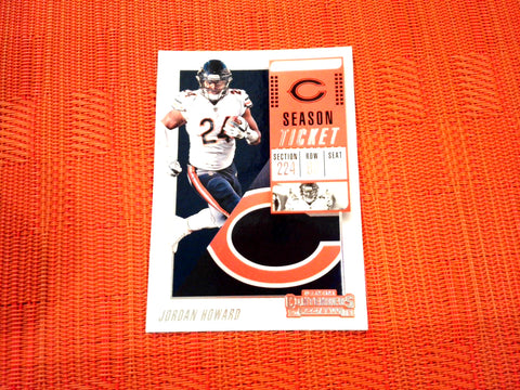 2018 Contenders NFL 82 Jordan Howard - Chicago Bears (Base)