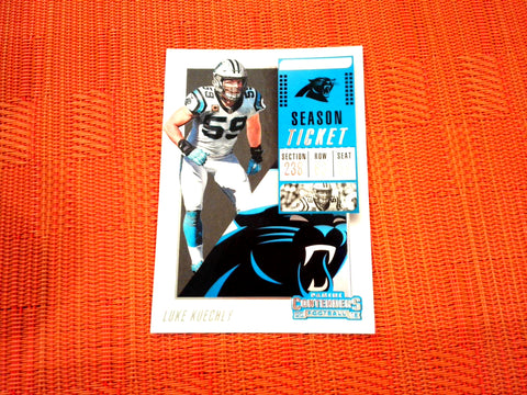 2018 Contenders NFL 86 Luke Kuechly - Carolina Panthers (Base)