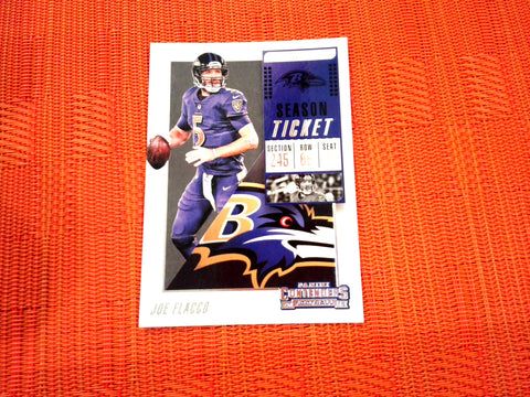 2018 Contenders NFL 90 Joe Flacco - Baltimore Ravens (Base)