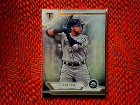 2018 Topps Triple Threads - 27 Nelson Cruz - Seattle Mariners (Base)