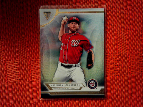 2018 Topps Triple Threads - 55 Stephen Strasburg - Washington Nationals (Base)