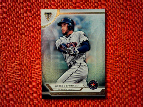 2018 Topps Triple Threads - 91 George Springer - Houston Astros (Base)