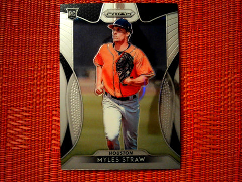 2019 Panini Prizm Baseball  96 Myles Straw - Houston Astros (Base)