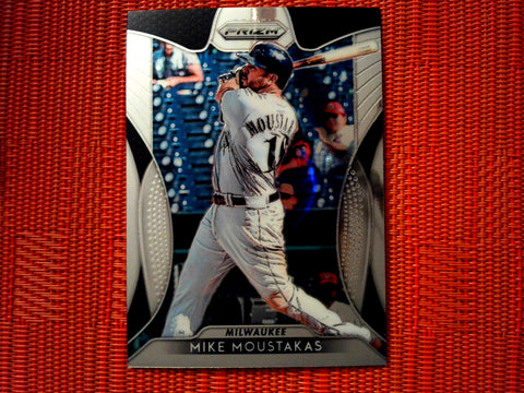 2019 Panini Prizm Baseball  124 Mike Moustakas - Milwaukee Brewers (Base)