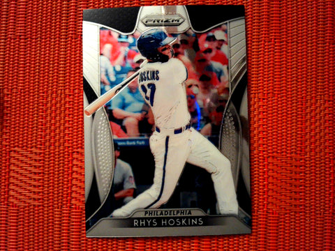 2019 Panini Prizm Baseball  150 Rhys Hoskins - Philadelphia Phillies (Base)