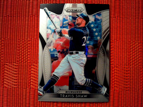 2019 Panini Prizm Baseball  197 Travis Shaw - Milwaukee Brewers (Base)