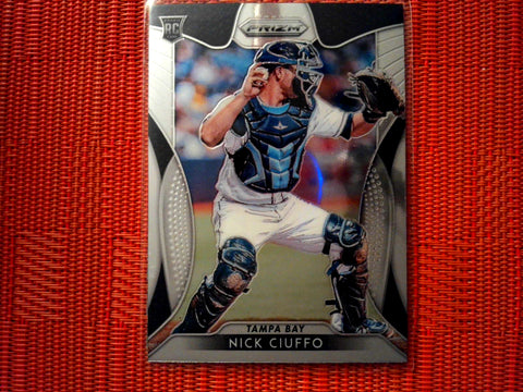 2019 Panini Prizm Baseball  212 Nick Ciuffo - Tampa Bay Rays (Base)