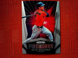 2019 Panini Prizm Baseball 8 Alex Bregman - Houston Astros (Fireworks Set )