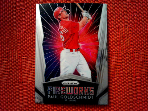 2019 Panini Prizm Baseball 10 Paul Goldschmidt - St. Louis Cardinals (Fireworks Set )