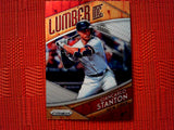 2019 Panini Prizm Baseball 4 Giancarlo Stanton - New York Yankees (Lumber Inc. Set )