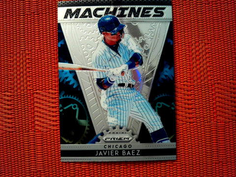 2019 Panini Prizm Baseball 5 Javier Baez - Chicago Cubs (Machines Set )