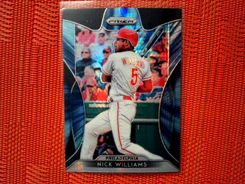 2019 Panini Prizm Baseball  92 Nick Williams - Philadelphia Phillies  (Hyper Blue)