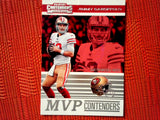 2019 Panini Contenders NFL 22 Jimmy Garoppolo - San Francisco 49ers (MVP Contenders Set )