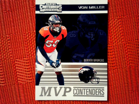 2019 Panini Contenders NFL 25 Von Miller - Denver Broncos (MVP Contenders Set )