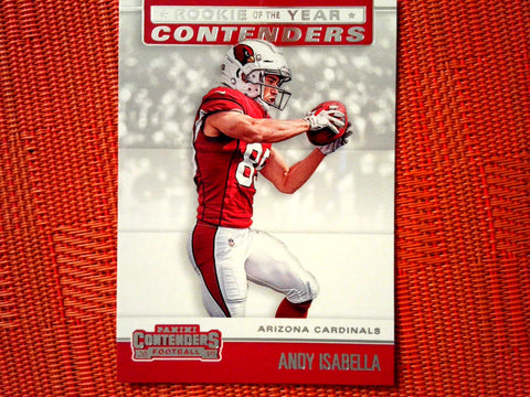 2019 Panini Contenders NFL 5 Andy Isabella - Arizona Cardinals (Rookie of the Year Contenders Set)