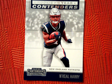 2019 Panini Contenders NFL 9 N'Keal Harry - New England Patriots (Rookie of the Year Contenders Set)