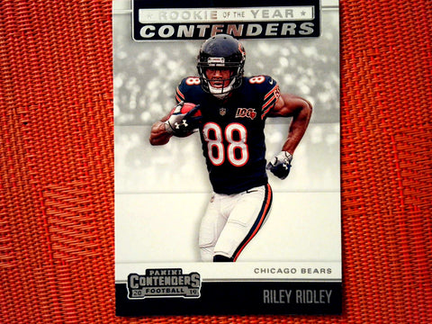 2019 Panini Contenders NFL 23 Riley Ridley - Chicago Bears (Rookie of the Year Contenders Set)
