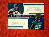 2019 Panini Contenders NFL 17 Quincy Williams/Josh Oliver - Jacksonville Jaguars (Round Numbers Set)
