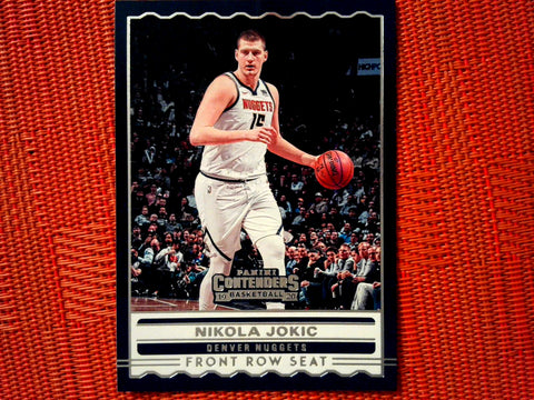 2019-20 Panini Contenders NBA Basketball 9 Nikola Jokic - Denver Nuggets (Front Row Seat Set)