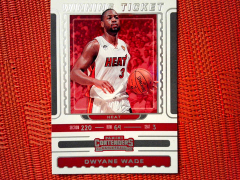 2019-20 Panini Contenders NBA Basketball 24 Dwyane Wade - Miami Heat (Winning Tick. Set)