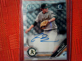 2019 BOWMAN CHROME AUTO DRAFT CDA-TB TYLER BAUM 1ST CARD ATHLETICS