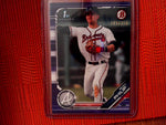 2019 Bowman Draft Beau Philip Purple Paper Parallel /250 - Atlanta Braves