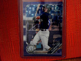 2019 Bowman Draft Purple #  /250 #BD-130 Brice Turang Milwaukee Brewers