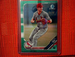 2019 Bowman Draft Chrome: Mateo Gil #BDC-38 > Chrome Green Refractor Card /99