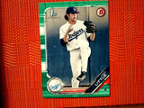 2019 Bowman Draft Jack Little Green Paper Parallel /99 - Los Angeles Dodgers